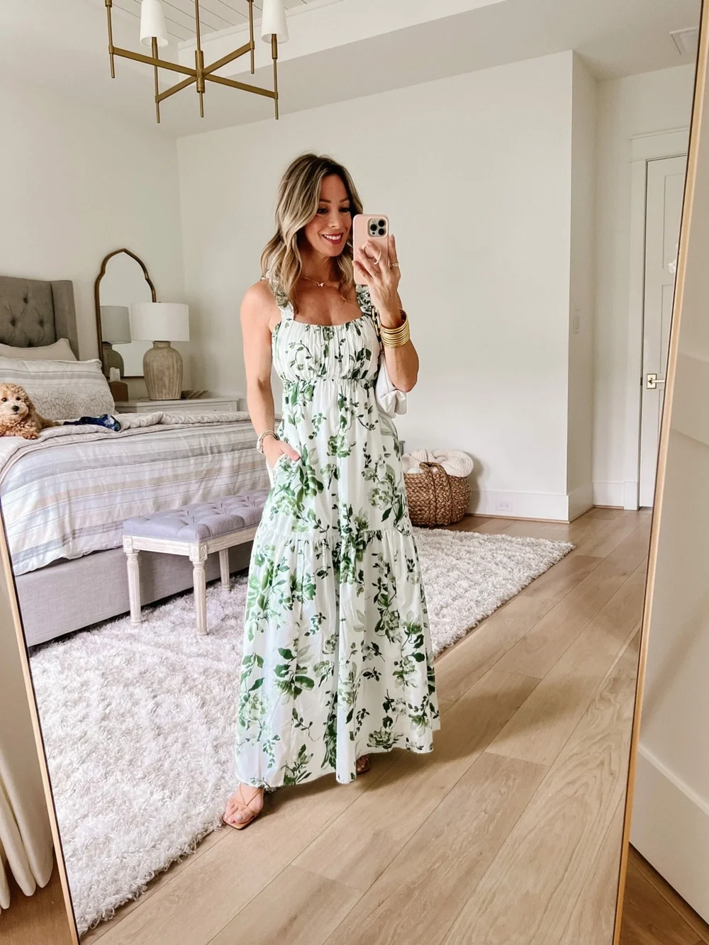 NWT Abercrombie Bow Back Poplin Maxi Dress Small Petite